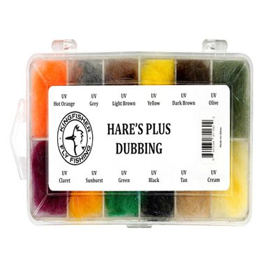 Kingfisher Fly Fishing Hare's Plus Fly Tying Dubbing Dispenser