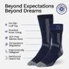 Buttons & Pleats Wool Socks for Men Women Merino Thermal Warm Cozy Winter Fuzzy Boot Sock ML view 3