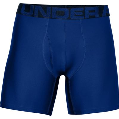 Under Armour Men's Standard Tech 6-inch Boxerjock 2-Pack, Royal Academy, X-Small