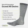 COZIA Merino Wool Socks Casual Warm Socks for Winter Cozy Boot Men & Women LXL view 3