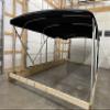 Cypress Rowe Outfitters SunPro Series, Lab Certified 50+ UPF Double Pontoon Boat Bimini Top, Black, 17' Long, 8 1/2' Wide, fits 97-103" Wide, Complete Dual Kit, Frame, Canopies, Boots, Hardware view 2
