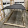 Cypress Rowe Outfitters SunPro Series, Lab Certified 50+ UPF Double Pontoon Boat Bimini Top, Black, 17' Long, 8 1/2' Wide, fits 97-103" Wide, Complete Dual Kit, Frame, Canopies, Boots, Hardware view 3