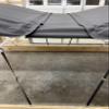 Cypress Rowe Outfitters SunPro Series, Lab Certified 50+ UPF Double Pontoon Boat Bimini Top, Black, 17' Long, 8 1/2' Wide, fits 97-103" Wide, Complete Dual Kit, Frame, Canopies, Boots, Hardware view 4
