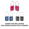 BRINKS  1-1/8 TSA Approved Luggage Travel Padlock  2 Pack- 3 Dial Resettable Combination Luggage and Suitcase Lock with Zinc Body and Flexible Cable Shackle (Assorted Colors) view 2