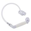Ambassador Marine Aidack- Pull-Out Deck Tap (Cold Only) (Classic Warm White Sprayer, 6' White Rubber Hose) (Chrome/Warm White) 134-1712-CW-W view 2