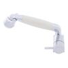 Ambassador Marine Aidack- Pull-Out Deck Tap (Cold Only) (Classic Warm White Sprayer, 6' White Rubber Hose) (Chrome/Warm White) 134-1712-CW-W view 3