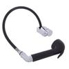 Ambassador Marine Aidack- Pull-Out Deck Tap (Cold Only) (Large Black Sprayer (No Hook), 6' Black Rubber Hose) (Chrome/Black) 134-1759-CK-W view 2