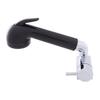 Ambassador Marine Aidack- Pull-Out Deck Tap (Cold Only) (Large Black Sprayer (No Hook), 6' Black Rubber Hose) (Chrome/Black) 134-1759-CK-W view 3