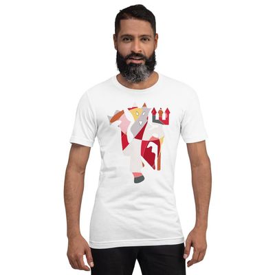 Abstract Devil - Unisex T-Shirt White