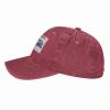 LIFANGMI Flag of Cedar Rapids, Iowa (1962-2021) Baseball Cap for Men Women Hats Adjustable Vintage Cowboy Hat Sun Hat Red view 3