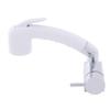 Aidack- Pull-Out Deck Tap (Cold Only) (Small Arctic White Sprayer (No Hook), 6' White Rubber Hose) (Chrome/Arctic White)134-1720-CA-W view 3