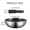 FAIRE 11in/10.2in Nonstick Camping Cookware, Camping Pot Works on Induction and All Cooktops, Perfect Stir Fry Cooking (Size : 26CM/10.2IN) view 2