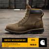 Carhartt Frontier Men's 6" Leather Soft Toe Work Boot, Safety Slip Resistant and Waterproof, Mossy Brown - 10.5 W view 4