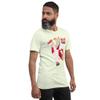 Abstract Devil - Unisex T-Shirt Citron view 3