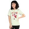 Abstract Devil - Unisex T-Shirt Citron view 4