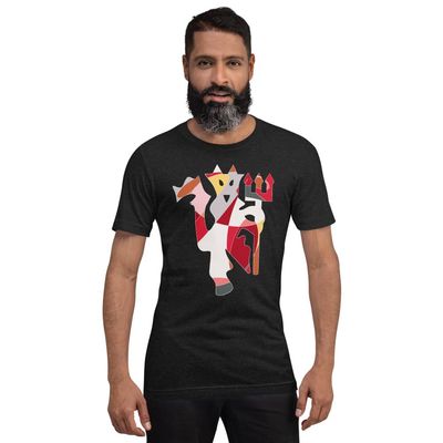 Abstract Devil - Unisex T-Shirt Black Heather