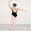 JUODVMP Camisole Ballet Dance Leotards For Women with Adjustable Straps and Pinched front, 8D-C20I-Black,XL, X-Large view 2
