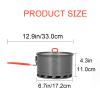 FAIRE Camping Pot, Camping Coffee Tea, Lightweight 316 Stainless Steel Portable Camping cookwear, Backpacking Cookware, Outstanding Boil Times view 2