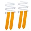 Sosoport 2pcs American Football Waist Belt with Yellow Flags Training Webbing for Practice Games Easy to Use Flag Accessories for Defense Off-season Activities view 1