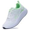AOV Womens Walking Shoes with Arch Support Plantar Fasciitis Sneakers Orthotic Tennis for Foot Heel Pain Relief WhiteGreen Size 9 view 2