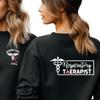 NineFit Basics Custom Respiratory Therapist Unisex Sweatshirt, Gift For Respiratory Therapist Shirt, RRT Sweater, Personalized Medical Shirt, Respiratorist Gift Multi, Medium view 2
