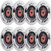 YUNYHAO 8-Pack Inline Skate Wheels, 72mm/76mm/80mm 85A Skate Wheels, Indoor and Outdoor Skateboards, Inline Skate Replacement Parts, with Bearings (Size : 80mm), gaoyun-1001 view 1