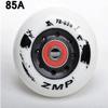YUNYHAO 8-Pack Inline Skate Wheels, 72mm/76mm/80mm 85A Skate Wheels, Indoor and Outdoor Skateboards, Inline Skate Replacement Parts, with Bearings (Size : 80mm), gaoyun-1001 view 3