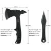 JXE JXO Throwing Axes and Spike 3Pack Set, Full Tang Throwing Tomahawk, No Spin Throwing Spike view 2