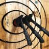 JXE JXO Throwing Axes and Spike 3Pack Set, Full Tang Throwing Tomahawk, No Spin Throwing Spike view 3
