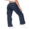 Gopune Women's Hiking Cargo Pants Lightweight Outdoor Travel Work Casual Cotton Pants with 7 Pockets Navy,S view 1