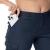 Gopune Women's Hiking Cargo Pants Lightweight Outdoor Travel Work Casual Cotton Pants with 7 Pockets Navy,S view 3