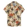 ACEPrints Cowboy Hawaiian Shirts for Men, Cowboy Riding dinosanur Hawaiian Shirt, Dinosaur Hawaiian Shirt view 1