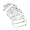 Hubceuo 10Pcs Transparent Bag Handle Replacement D Shape Handbag Purse Handle for Handmade Beach Bag Handbags Purse Handles view 1