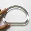 Hubceuo 10Pcs Transparent Bag Handle Replacement D Shape Handbag Purse Handle for Handmade Beach Bag Handbags Purse Handles view 2