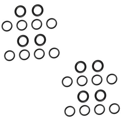 GLEAVI 24pcs Rubber Round Seals for Disc Brake Gaskets Acid Alkali Resistant Lightweight for Mountain Bike Use Gasket Kit for