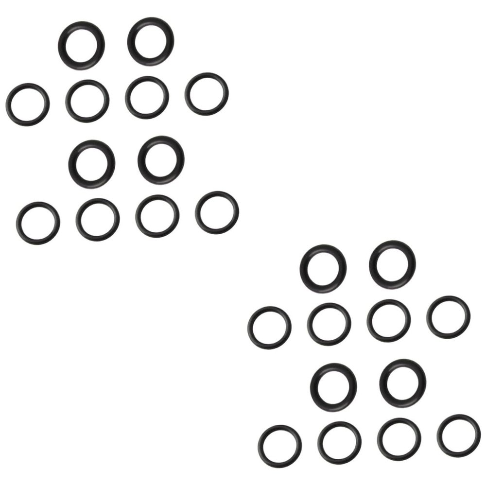 GLEAVI 24pcs Rubber Round Seals for Disc Brake Gaskets Acid Alkali Resistant Lightweight for Mountain Bike Use Gasket Kit for