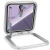 Smart Marine Boat Porthole Window Anodized Aluminum Frame Square Portlight Boat Hatch Lids 16.7 inch 095AA36 view 1