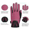 Thapower Kids Horse Riding Gloves Girls Youth Equestrian Gloves Summer Winter Outdoor Sports Horseback Riding Glove Cycling Biking Driving Gardening Mittens view 4