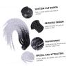Kisangel 2pcs Motorcycle Helmet Half Ornament Braid Wig Decoration Motorcycle Helmet Addon Pu Glue Included view 2