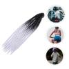Kisangel 2pcs Motorcycle Helmet Half Ornament Braid Wig Decoration Motorcycle Helmet Addon Pu Glue Included view 3