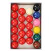 Xcello 22Pcs 52.2mm/2.1in Snooker Billiard Pool Table Balls Set Resin for Official Game and British Billiard view 1
