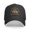 24th Infantry Regiment Baseball Cap Adjustable Fashion Casquette Casual Duck Tongue Hat for Men Women52 Black view 1