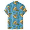 ACEPrints Pineapple Hawaiian Shirts for Men, Pineapple Hawaiian Shirt, Pineapple Surfing Casual Button-Down Shirts Short Sleeve view 4
