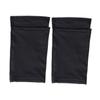 Sosoport High Elastic Shin Guard Socks Calf Sleeves Breathable Mesh Shin Guards for Football Running and Sports Black view 2