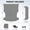 Braveking1 Air Mattress for Tesla Model Y 2020-2023, 660lb Weight Capacity Inflatable Camping Bed with Electric Pump & Headrest Sleeping Pad for Outdoor Camping Travel Portable Air Couch Mat, Size view 3