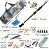 Fishing Telescopic Lure Rod Set Carbon Short Section Fishing Rod Fishing Tackle Fishing Gear (Size : Fishing Rod Set_2.1) view 2