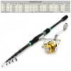 Fishing Telescopic Lure Rod Set Carbon Short Section Fishing Rod Fishing Tackle Fishing Gear (Size : Fishing Rod Set_2.1) view 3