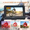 Bike Mirror Camera  10-Hour 1080P Rear View Camera with 4.3'' Waterproof Monitor & Sunshade, 3-Min Mount for Ebike, Mountain & Road Bike view 3