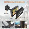 Bike Mirror Camera  10-Hour 1080P Rear View Camera with 4.3'' Waterproof Monitor & Sunshade, 3-Min Mount for Ebike, Mountain & Road Bike view 4
