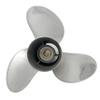 BARDOVEN 60-130HP 14x21 Stainless Steel Propeller 15 Tooth SS Prop for Yamaha Outboard, FITTED, SILVER view 3